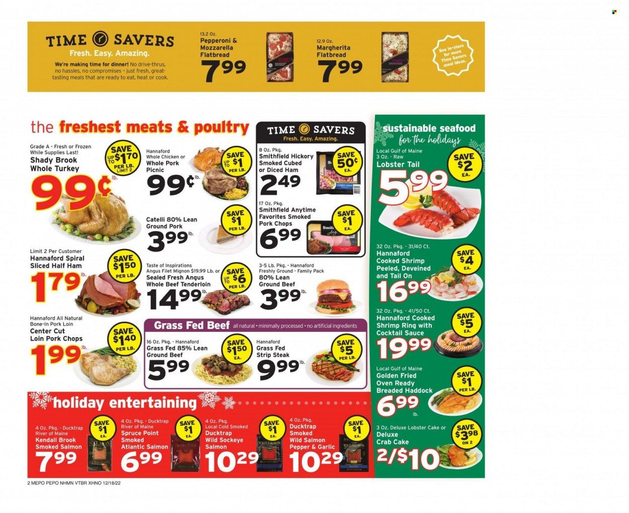 Hannaford (NH) Weekly Ad Flyer Specials December 18 to December 24, 2022