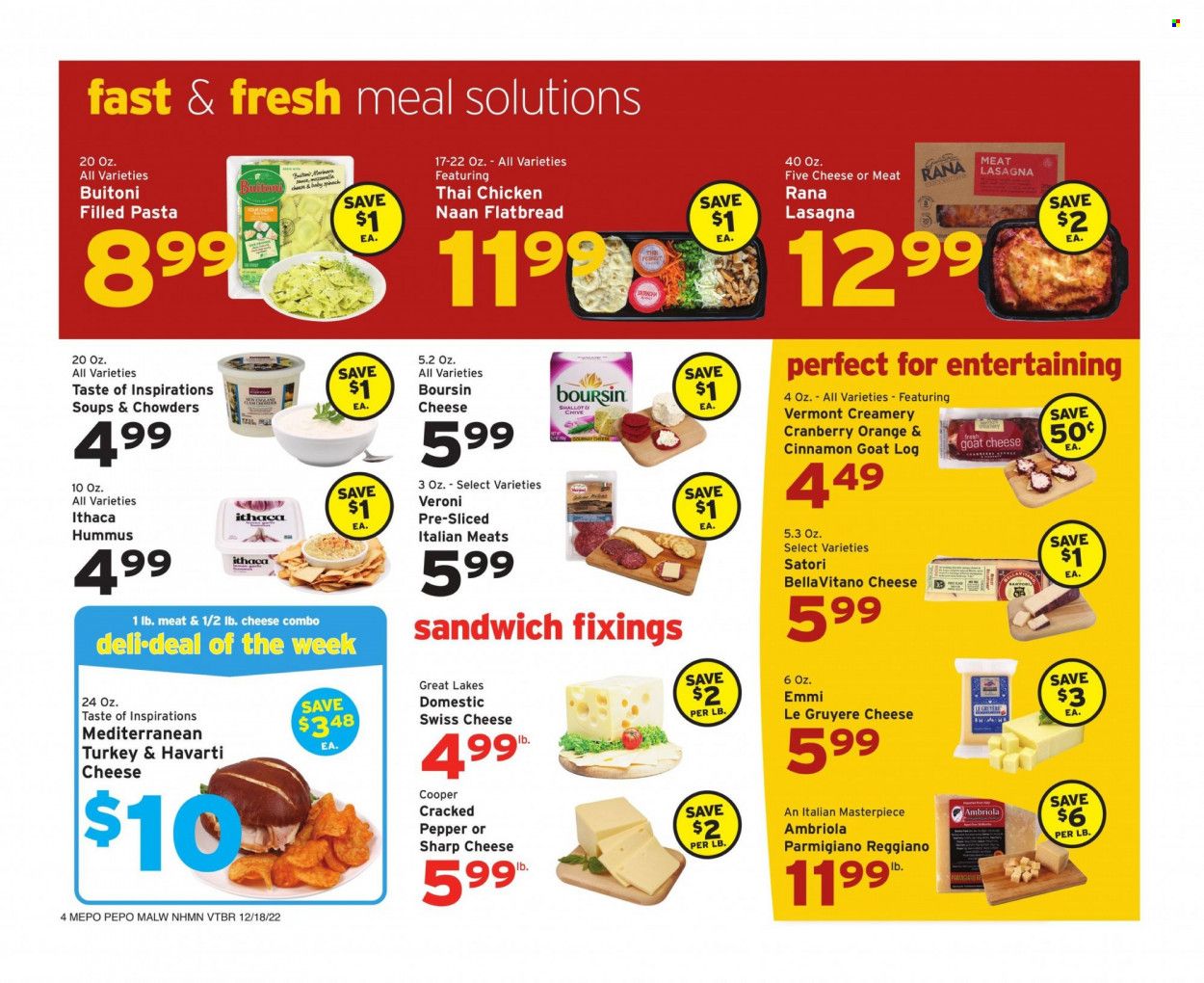 Hannaford (NH) Weekly Ad Flyer Specials December 18 to December 24, 2022