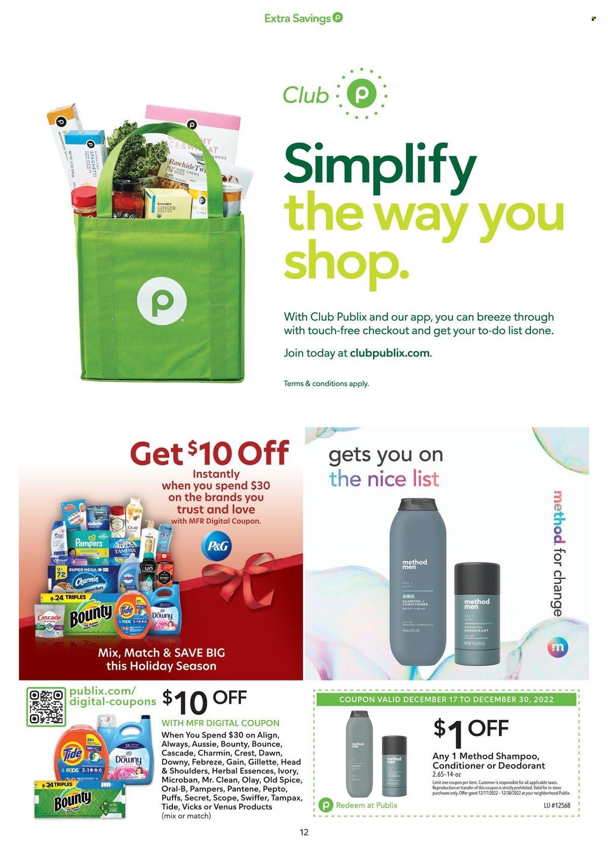 Publix (AL, FL, GA, NC, SC, TN) Weekly Ad Flyer Specials December 17 to December 30, 2022