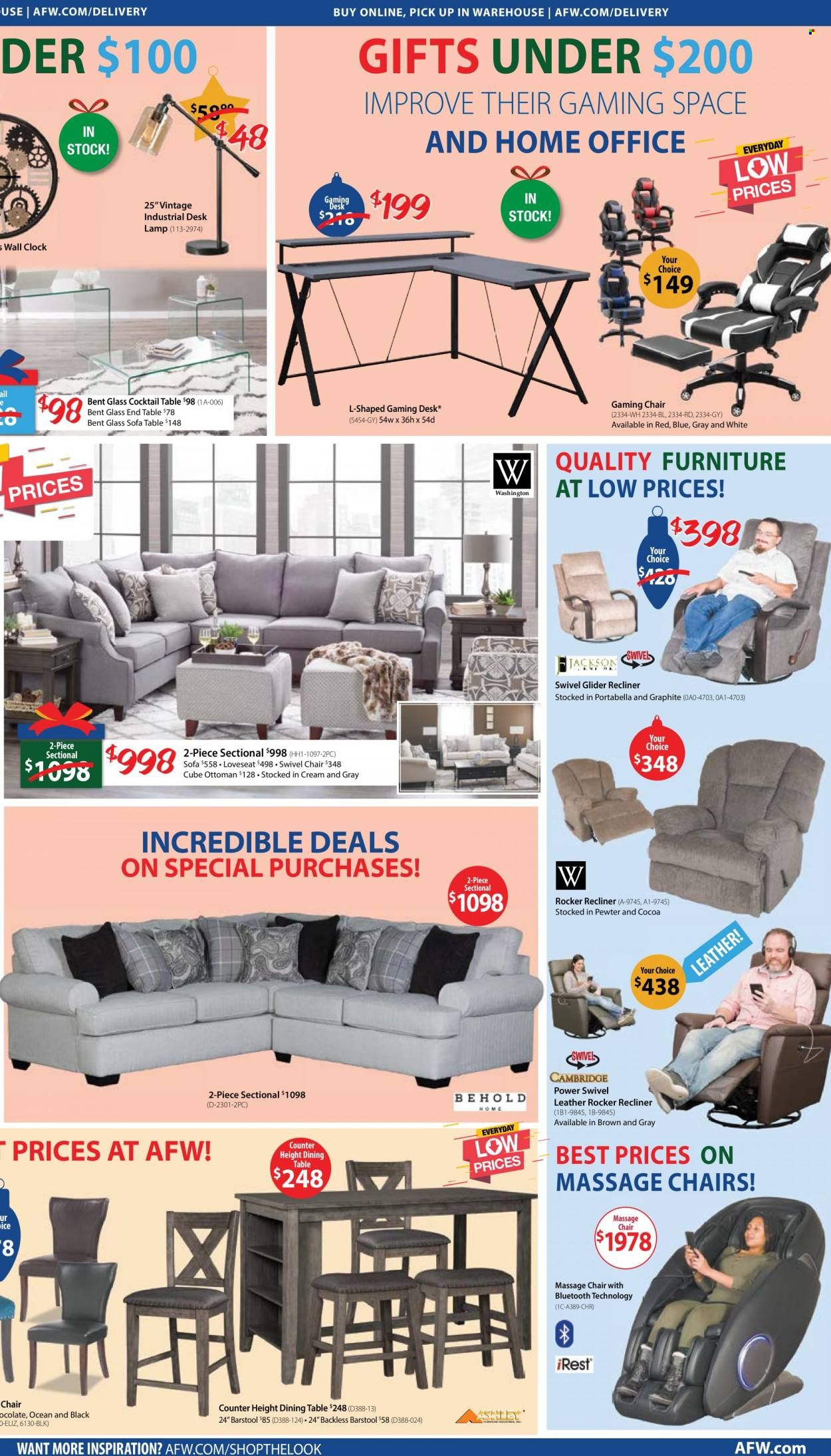 American Furniture Warehouse (AZ, CO, TX) Weekly Ad Flyer Specials December 18 to December 24, 2022