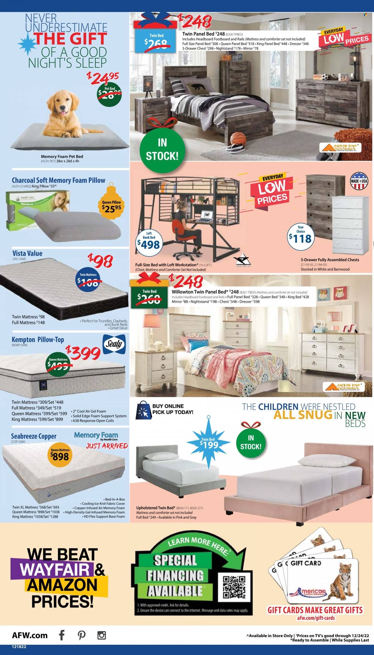 American Furniture Warehouse (AZ, CO, TX) Weekly Ad Flyer Specials December 18 to December 24, 2022