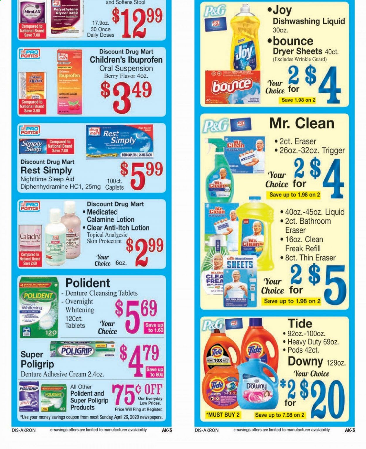 Discount Drug Mart Weekly Ad & Flyer April 29 to May 5