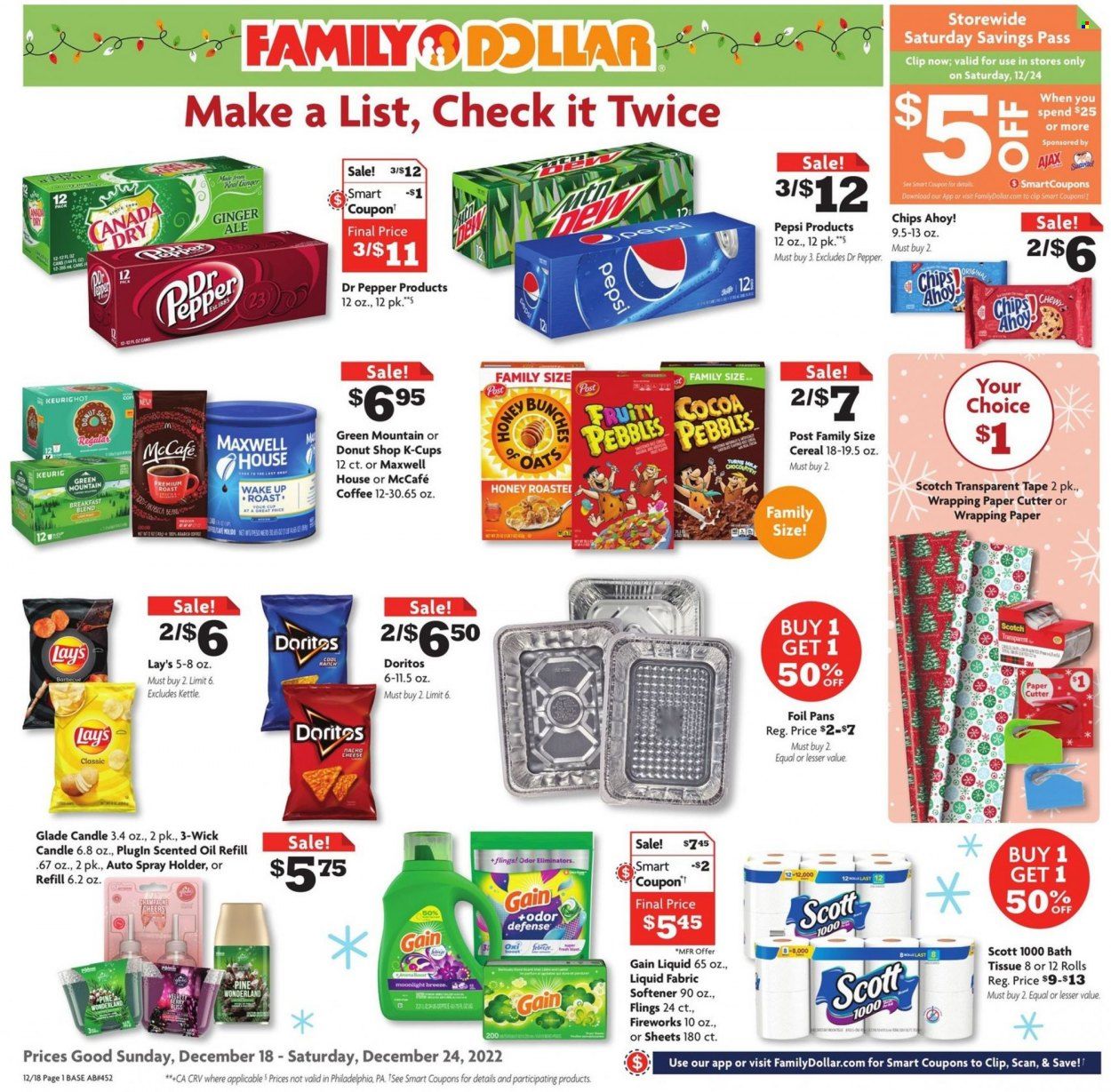 Family Dollar Weekly Ad Flyer Specials December 18 to December 24, 2022