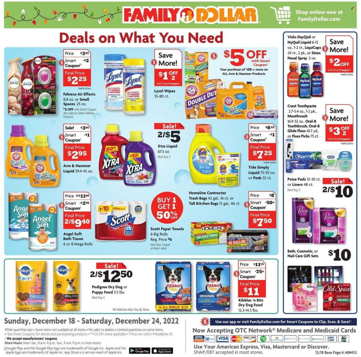 Family Dollar Weekly Ad Flyer Specials December 18 to December 24, 2022