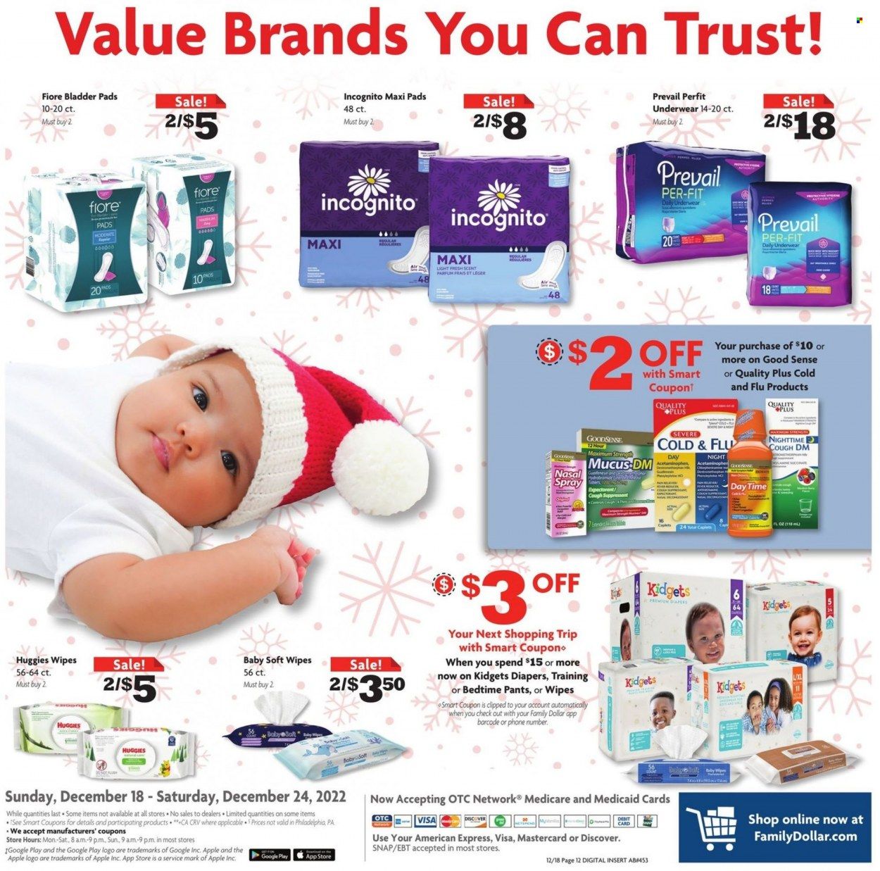 Family Dollar Weekly Ad Flyer Specials December 18 to December 24, 2022