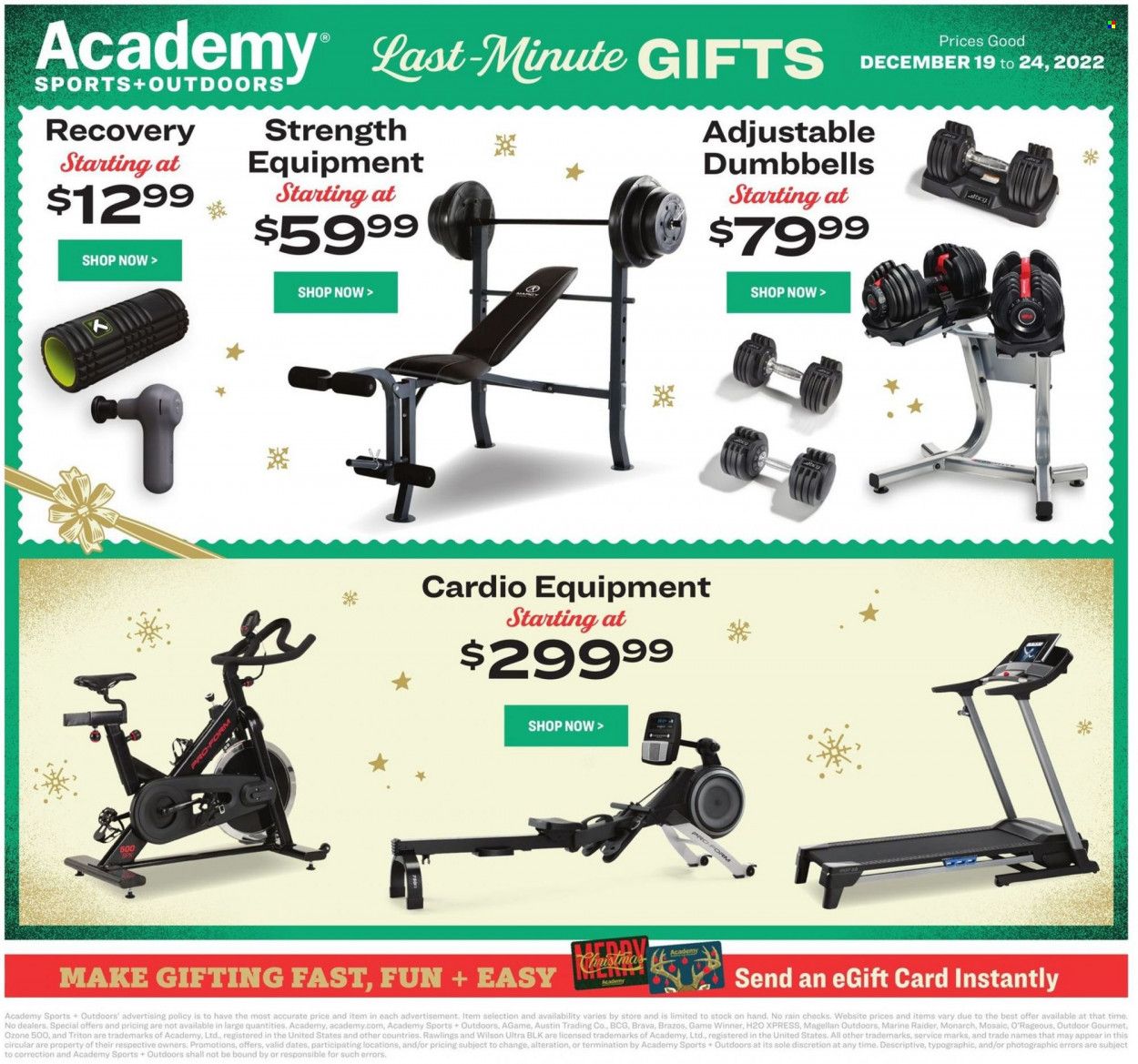 Academy Sports + Outdoors Weekly Ad Flyer Specials December 19 to December 24, 2022