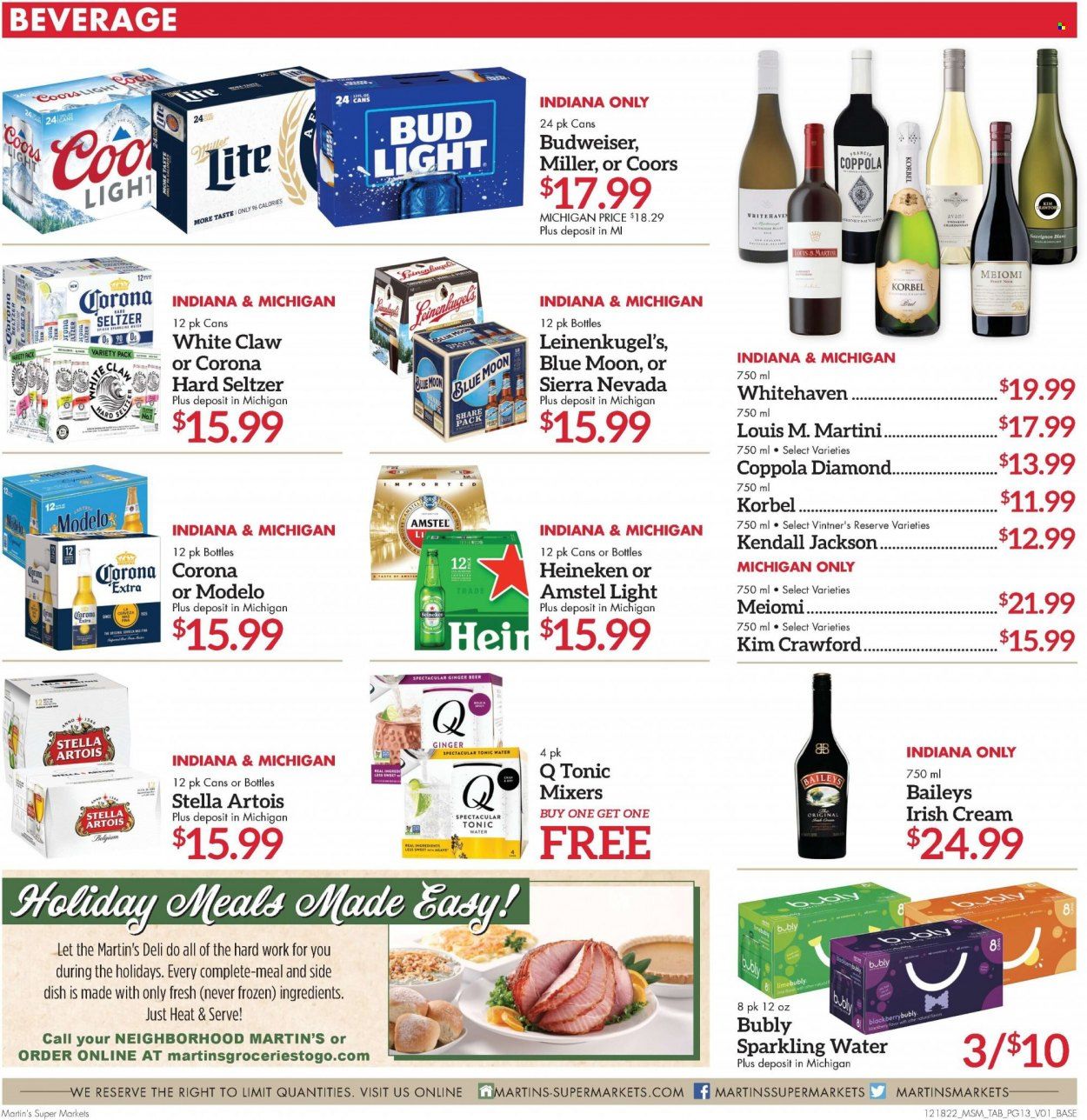 Martin’s (IN, MI) Weekly Ad Flyer Specials December 18 to December 24, 2022