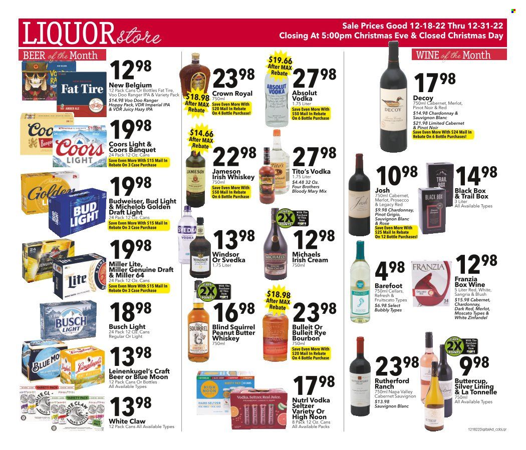 Coborn's (MN, SD) Weekly Ad Flyer Specials December 18 to December 31, 2022