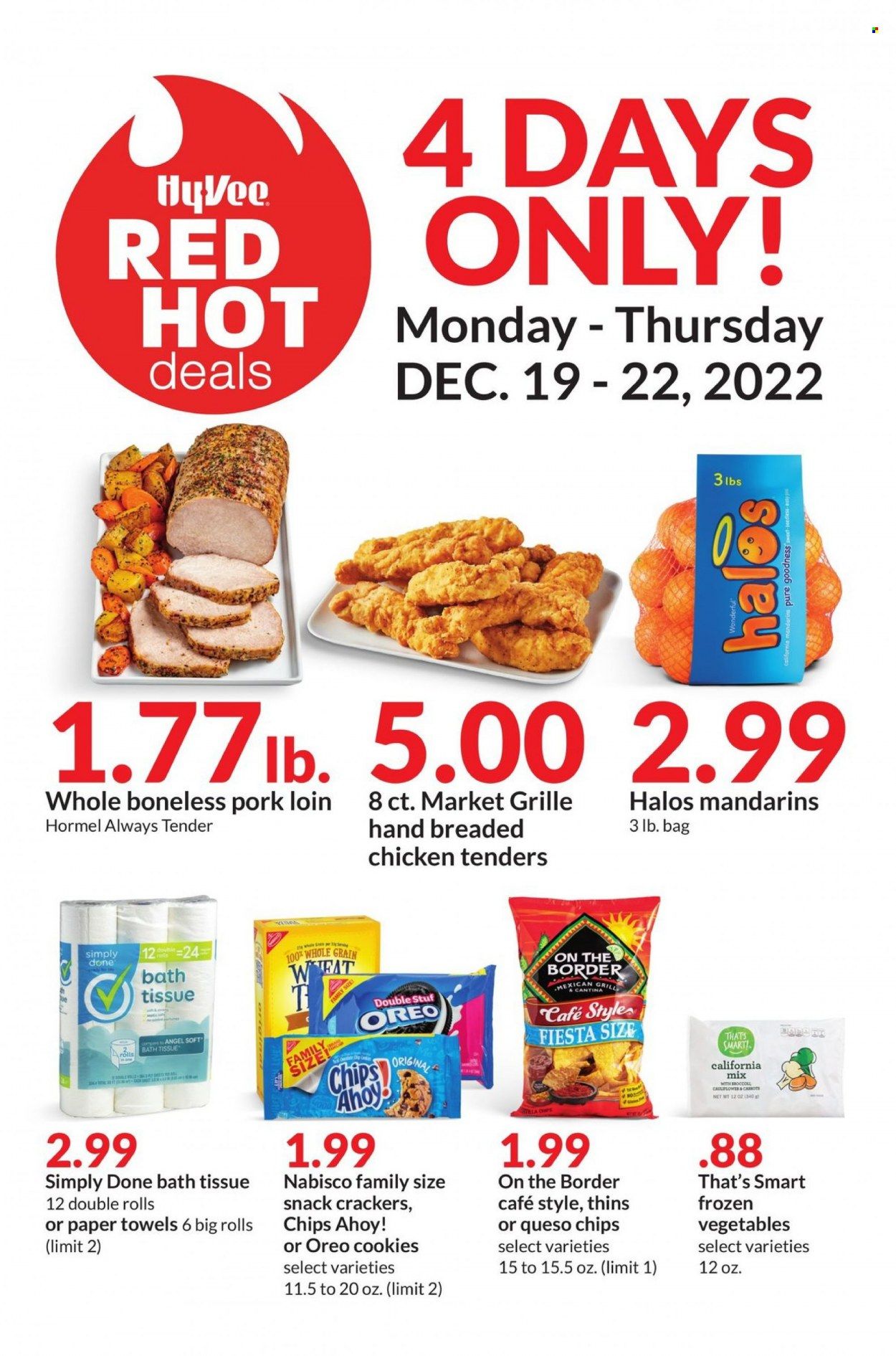 Hy-Vee (IA, IL, MN, MO, SD) Weekly Ad Flyer Specials December 19 to December 22, 2022