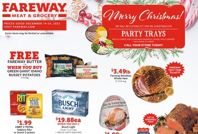 Fareway (IA) Weekly Ad Flyer Specials December 19 to December 24, 2022