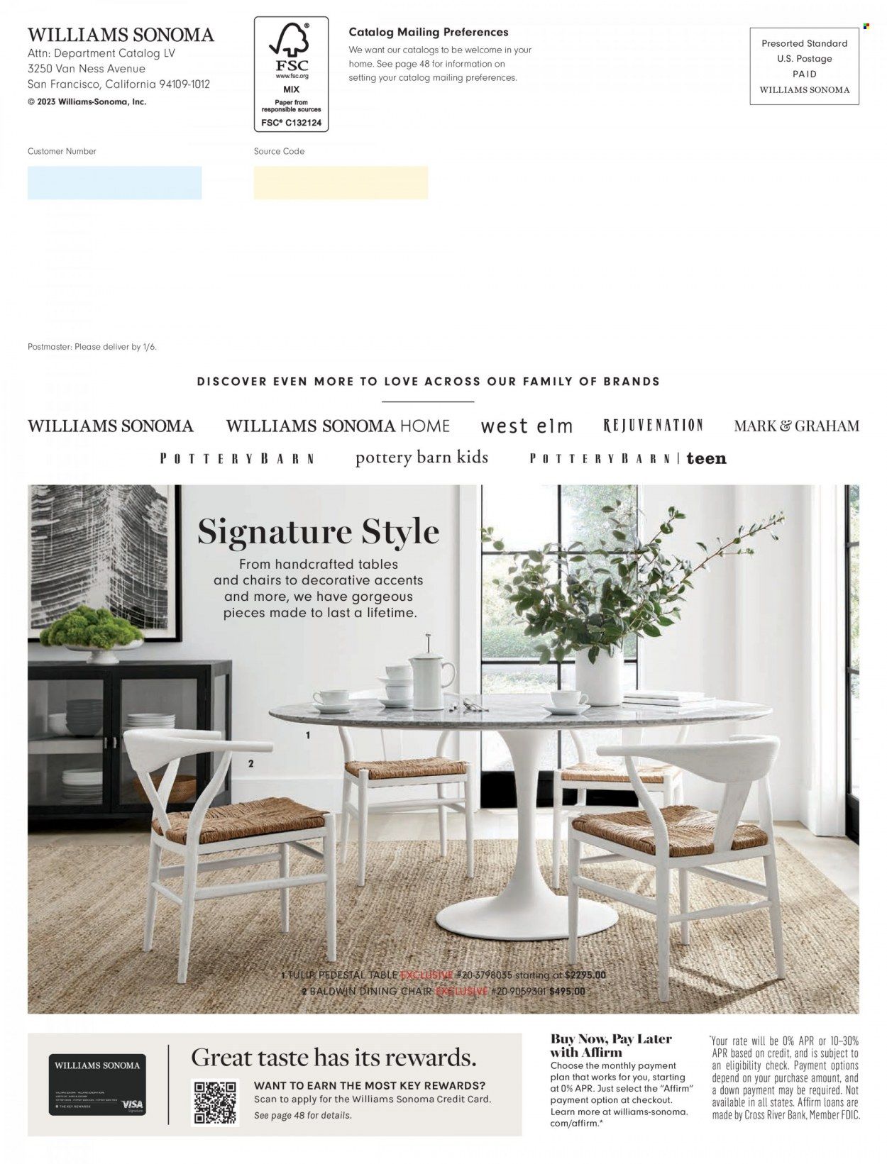 Williams-Sonoma Promotions & Flyer Specials February 2023