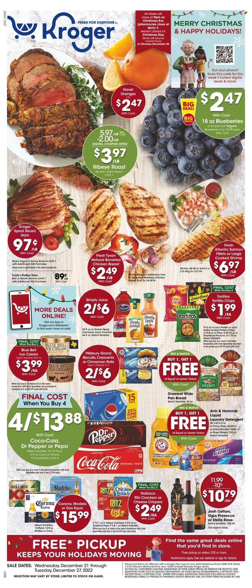 Kroger (GA, IL, LA, MI, OK, SC, TN, TX, VA) Weekly Ad Flyer Specials December 21 to December 27, 2022