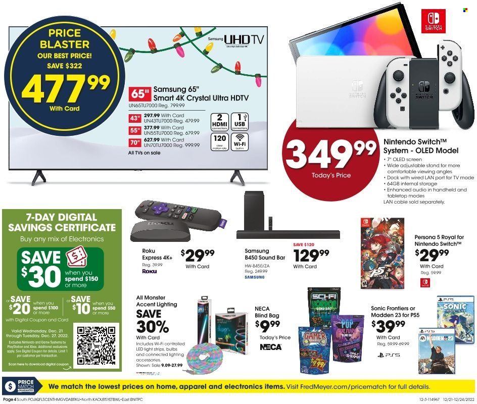 Fred Meyer Weekly Ad Flyer Specials December 21 to December 24, 2022
