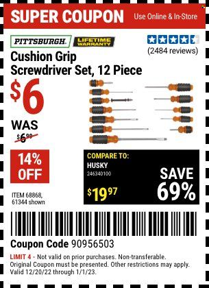 Harbor Freight Weekly Ad Flyer Specials December 20 to January 1, 2023