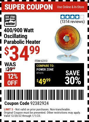 Harbor Freight Weekly Ad Flyer Specials December 20 to January 1, 2023