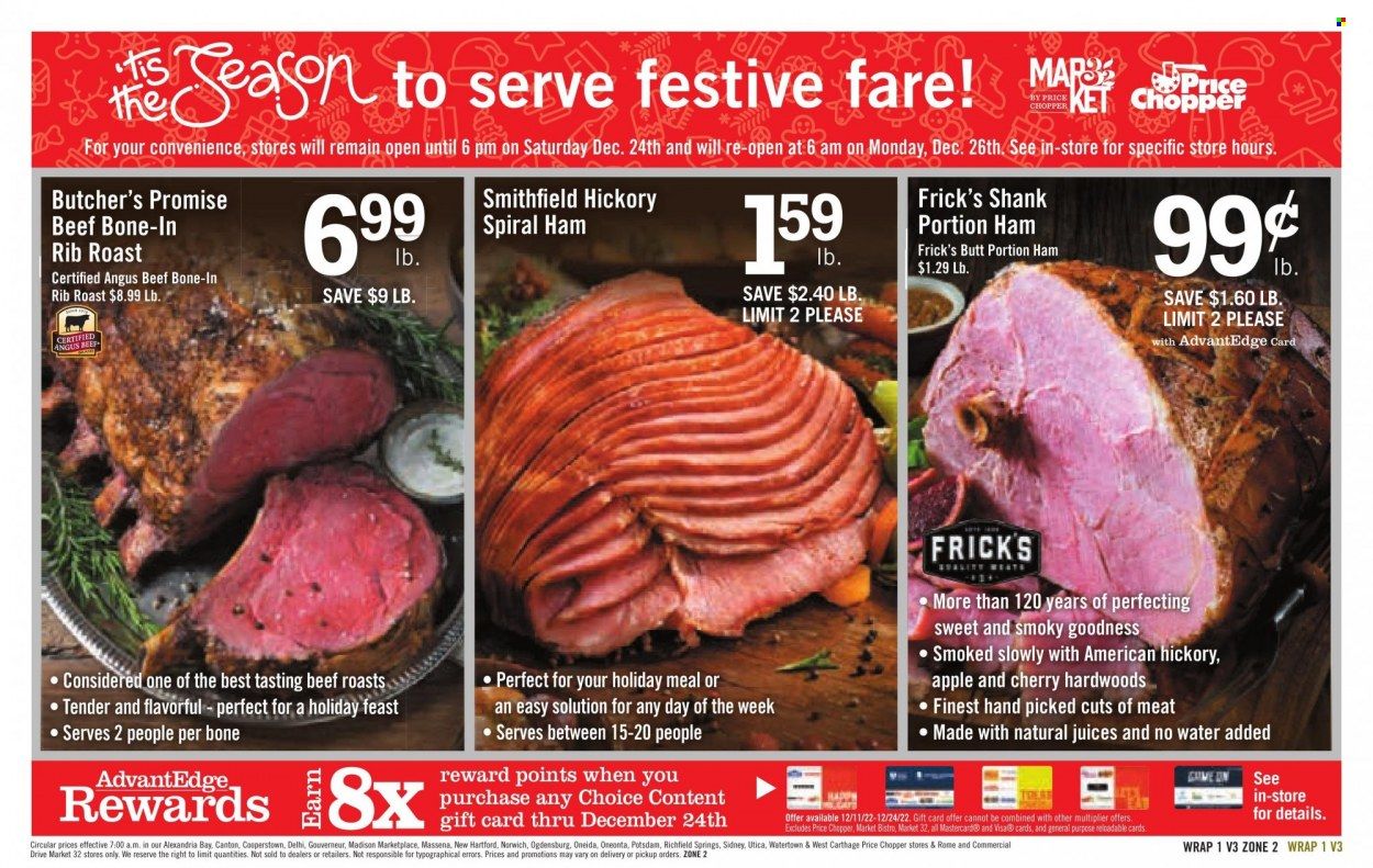 Price Chopper (CT, MA, NY, PA, VT) Weekly Ad Flyer Specials December 18 to December 24, 2022