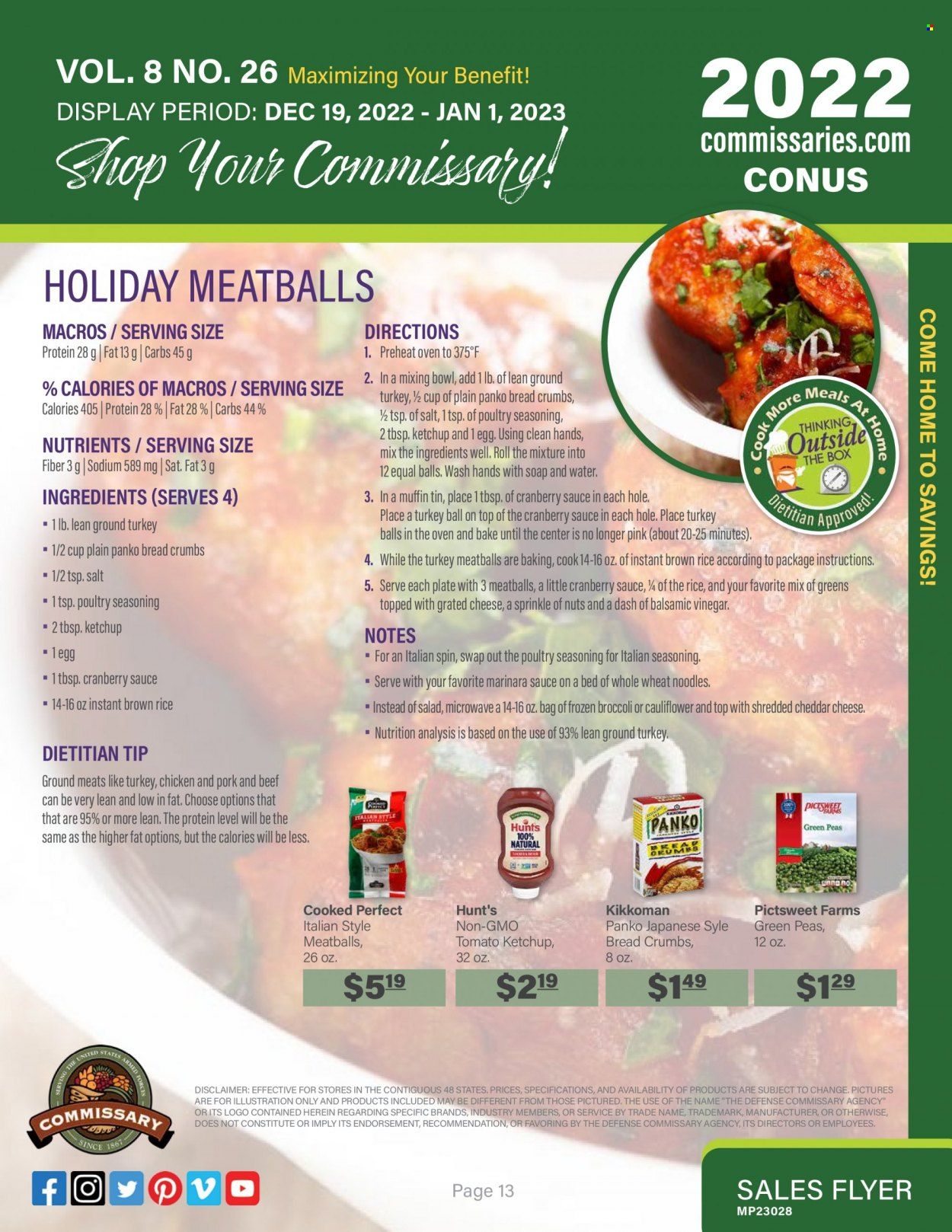 Commissary Weekly Ad Flyer Specials December 19 to January 1, 2023