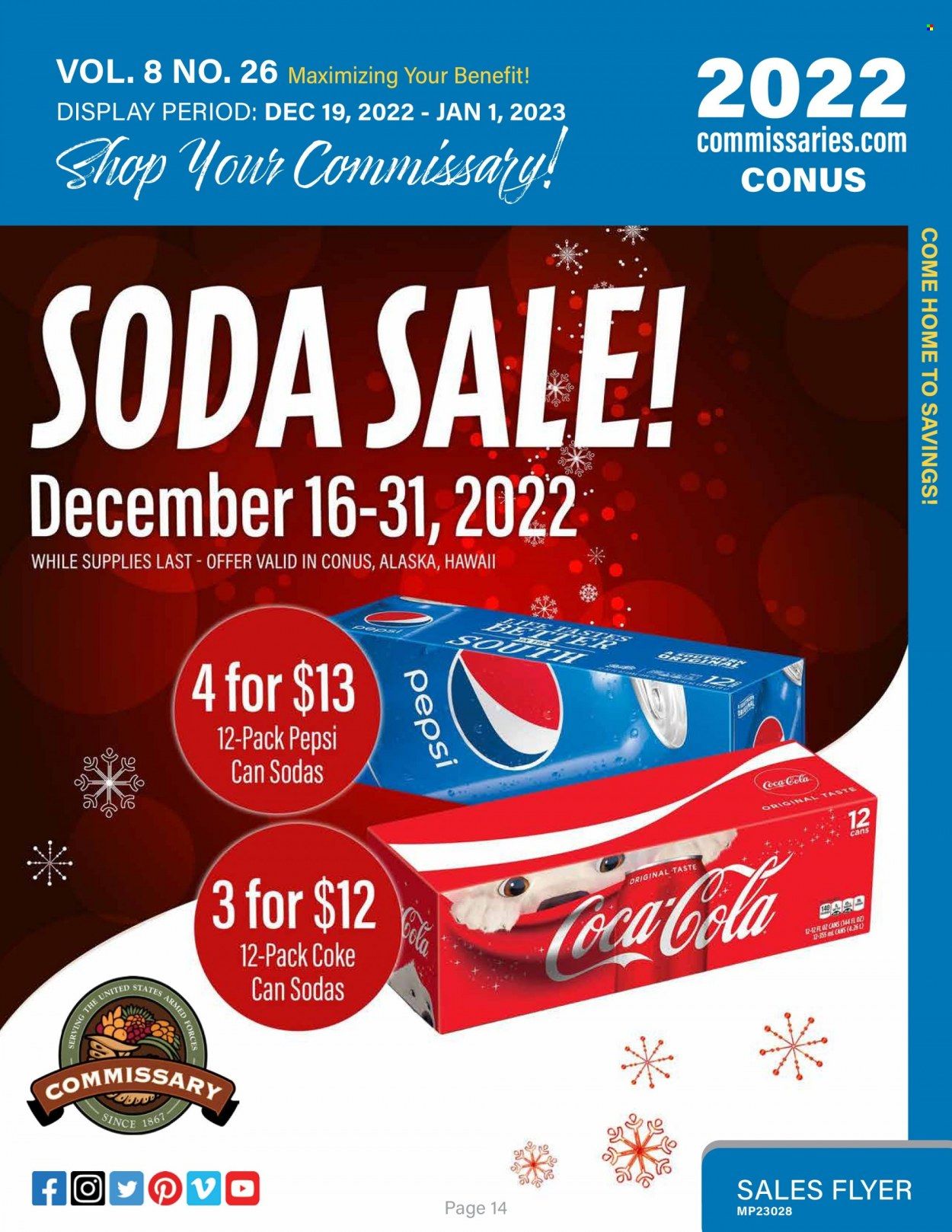 Commissary Weekly Ad Flyer Specials December 19 to January 1, 2023