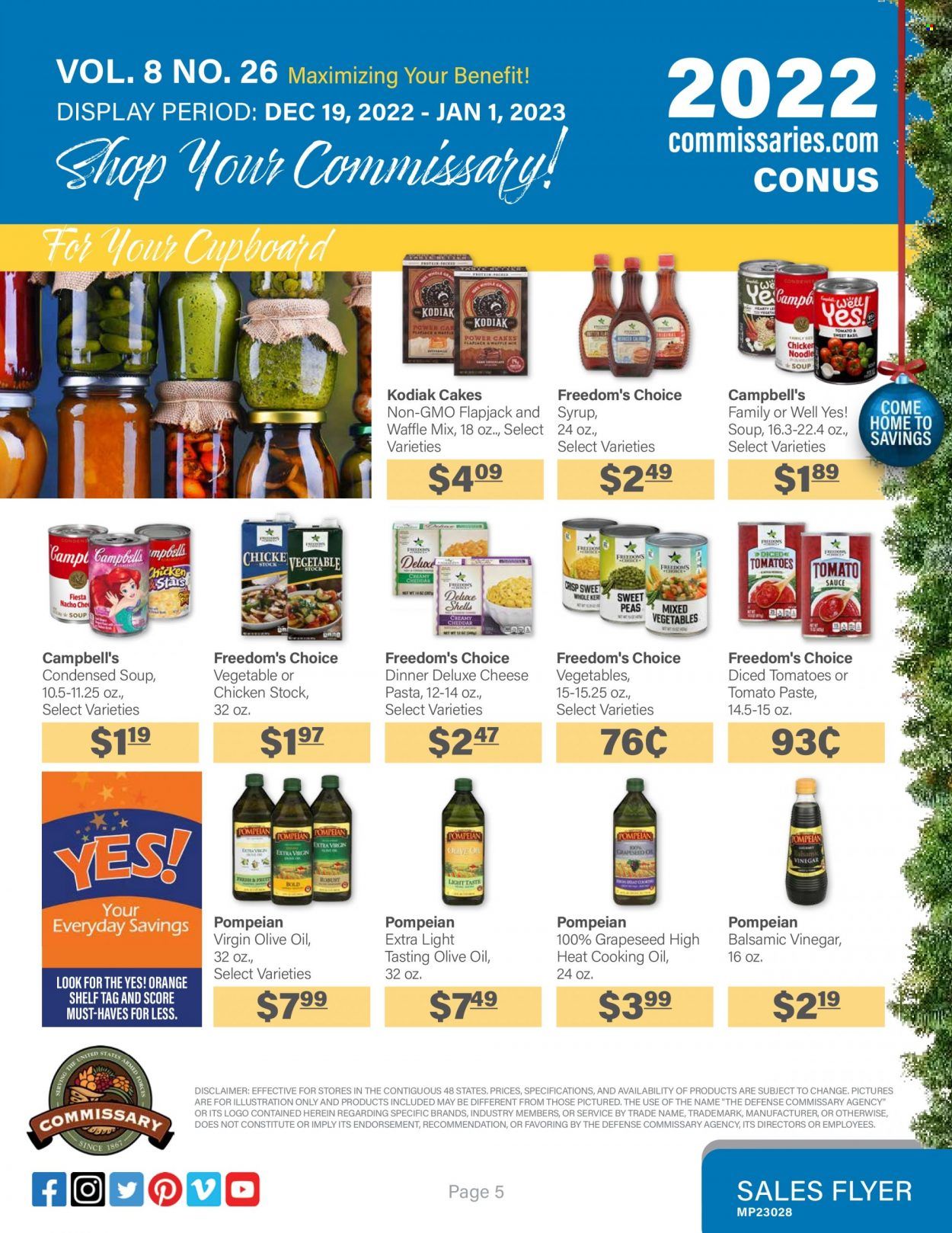 Commissary Weekly Ad Flyer Specials December 19 to January 1, 2023