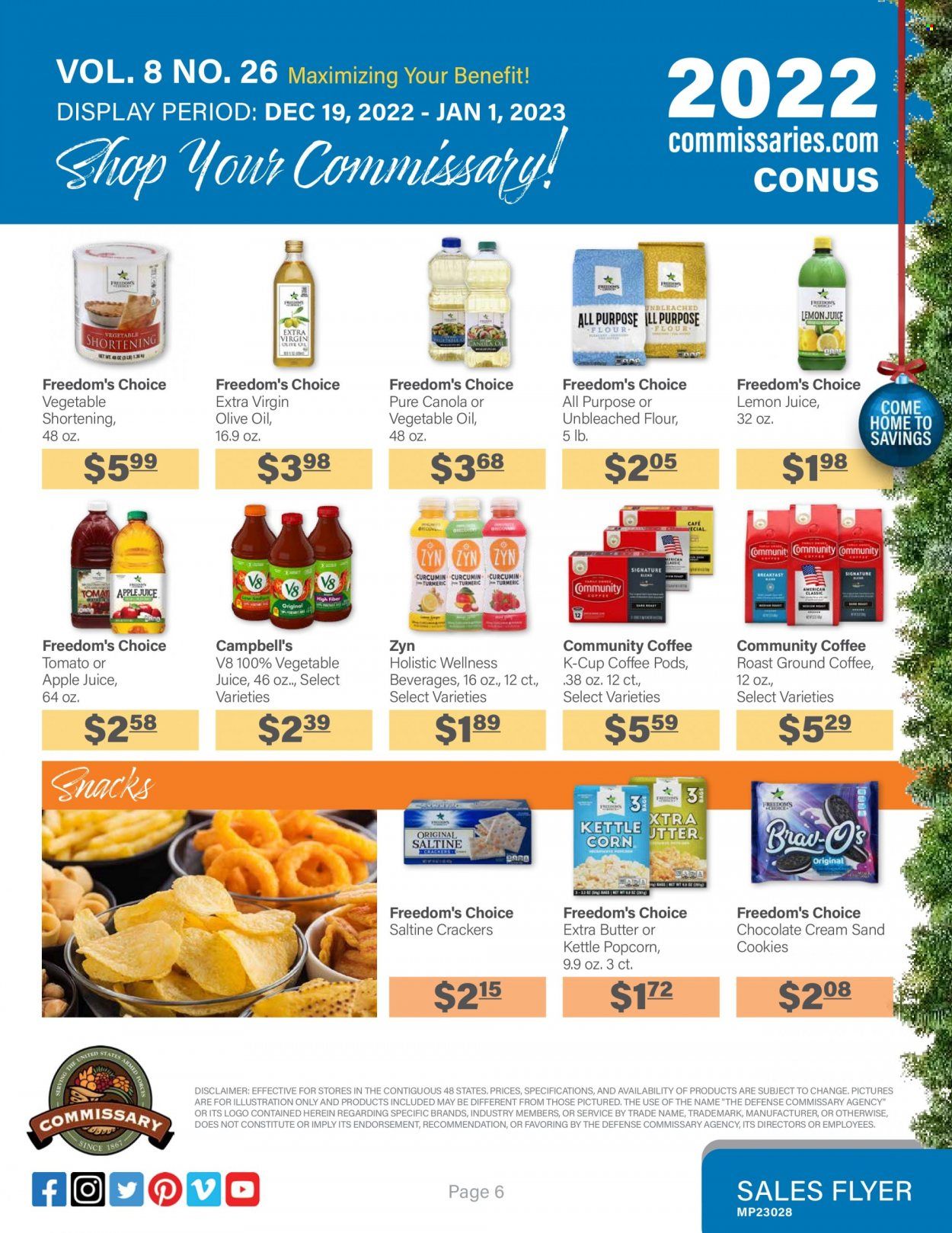 Commissary Weekly Ad Flyer Specials December 19 to January 1, 2023