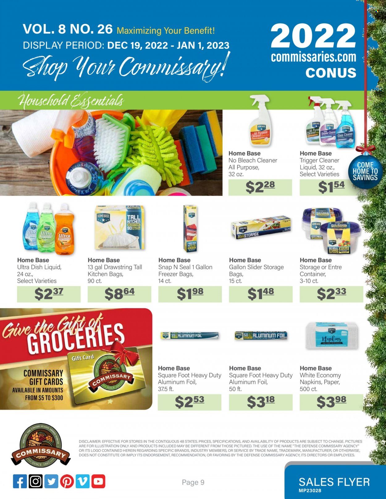 Commissary Weekly Ad Flyer Specials December 19 to January 1, 2023