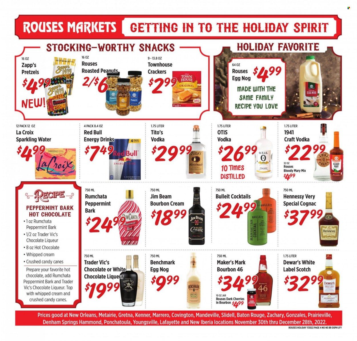 Rouses Markets (LA) Weekly Ad Flyer Specials November 30 to December 28, 2022
