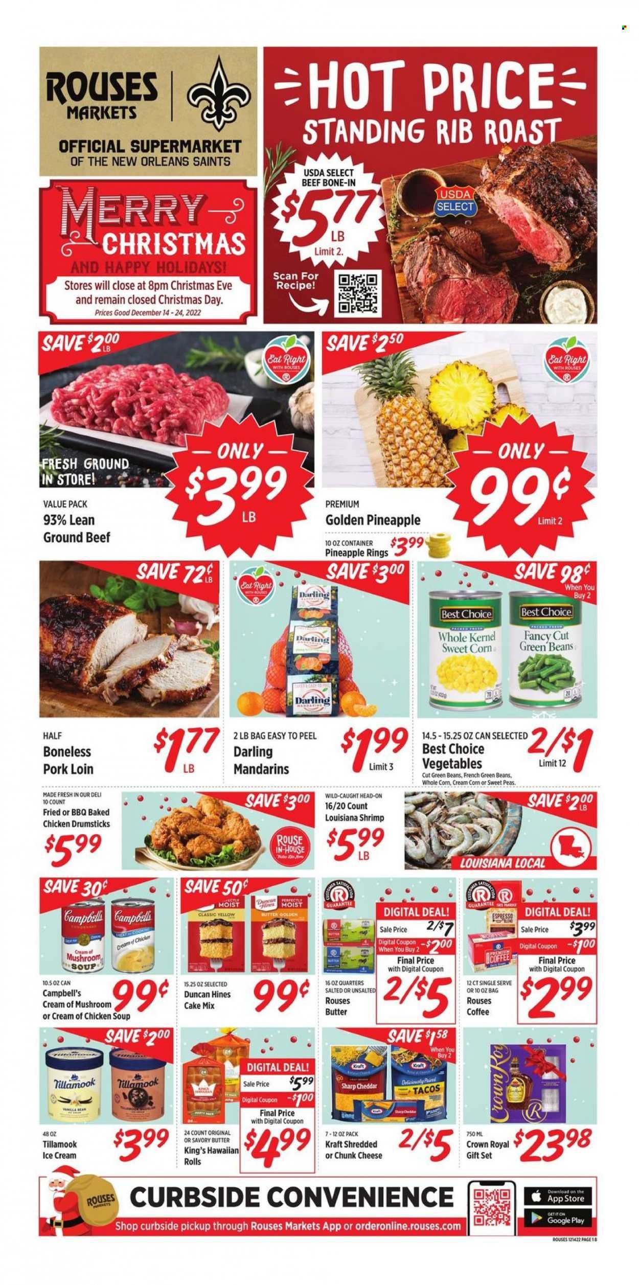 Rouses Markets (LA) Weekly Ad Flyer Specials December 14 to December 24, 2022