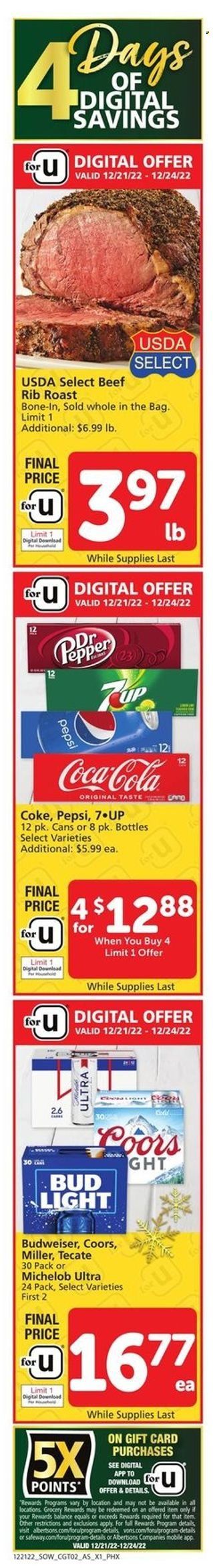 Safeway (AZ, CO, ID, MT, NE, NM) Weekly Ad Flyer Specials December 21 to December 27, 2022