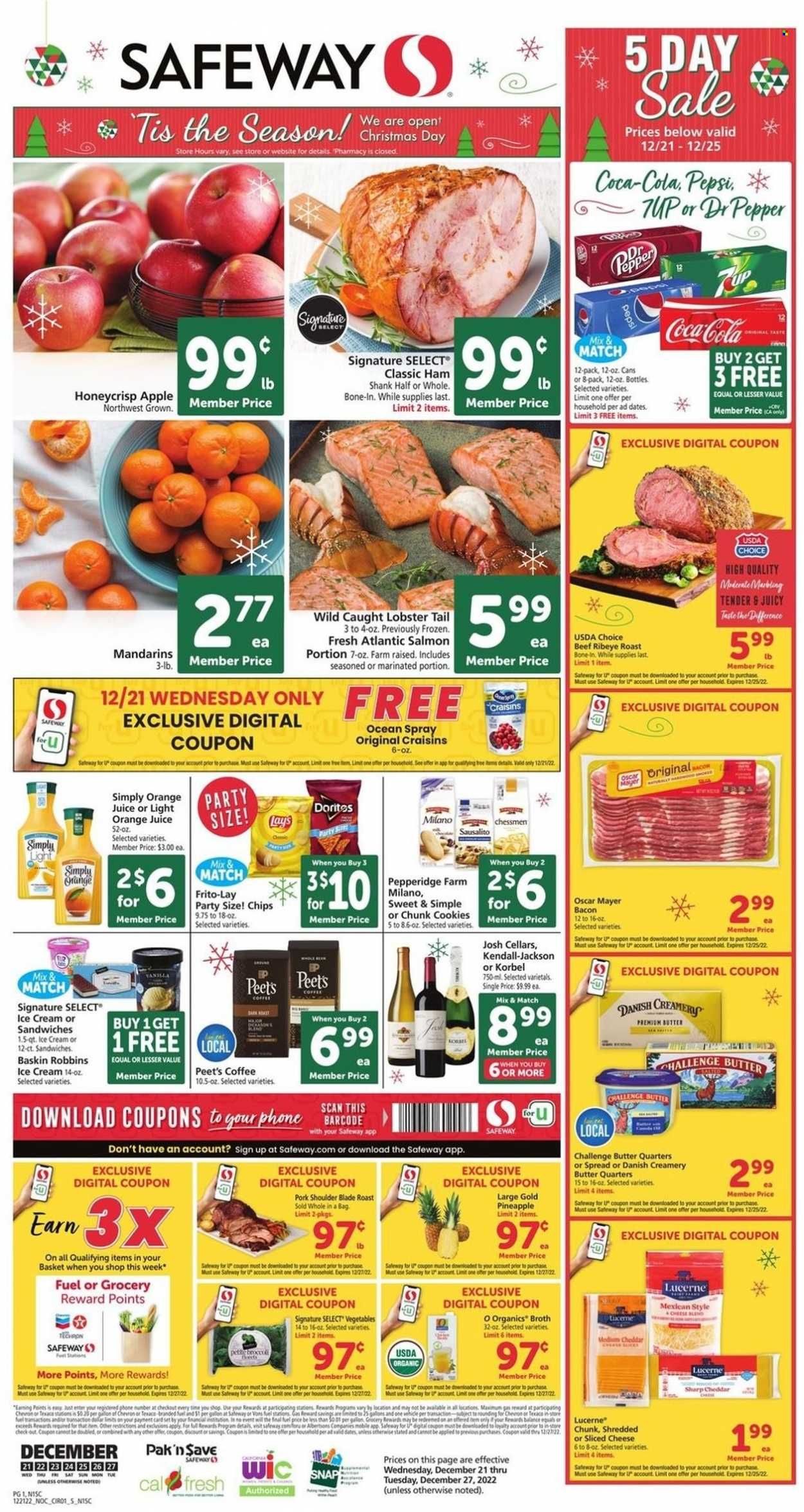 Safeway (CA, HI, OR, WA) Weekly Ad Flyer Specials December 21 to December 27, 2022