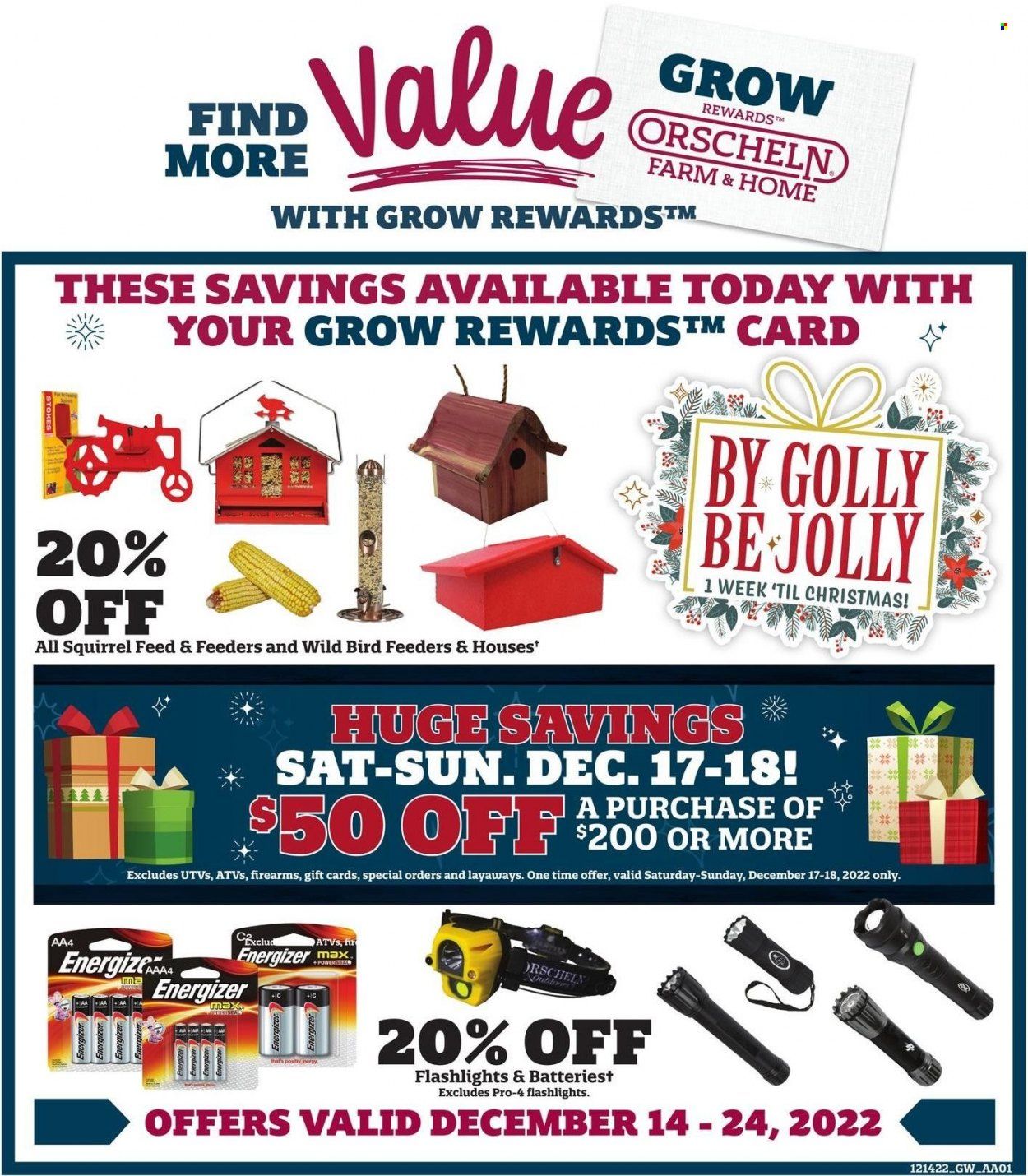 Orscheln Farm and Home (IA, IN, KS, MO, NE, OK) Weekly Ad Flyer Specials December 14 to December 24, 2022