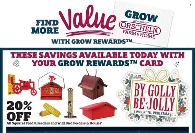 Orscheln Farm and Home (IA, IN, KS, MO, NE, OK) Weekly Ad Flyer Specials December 14 to December 24, 2022