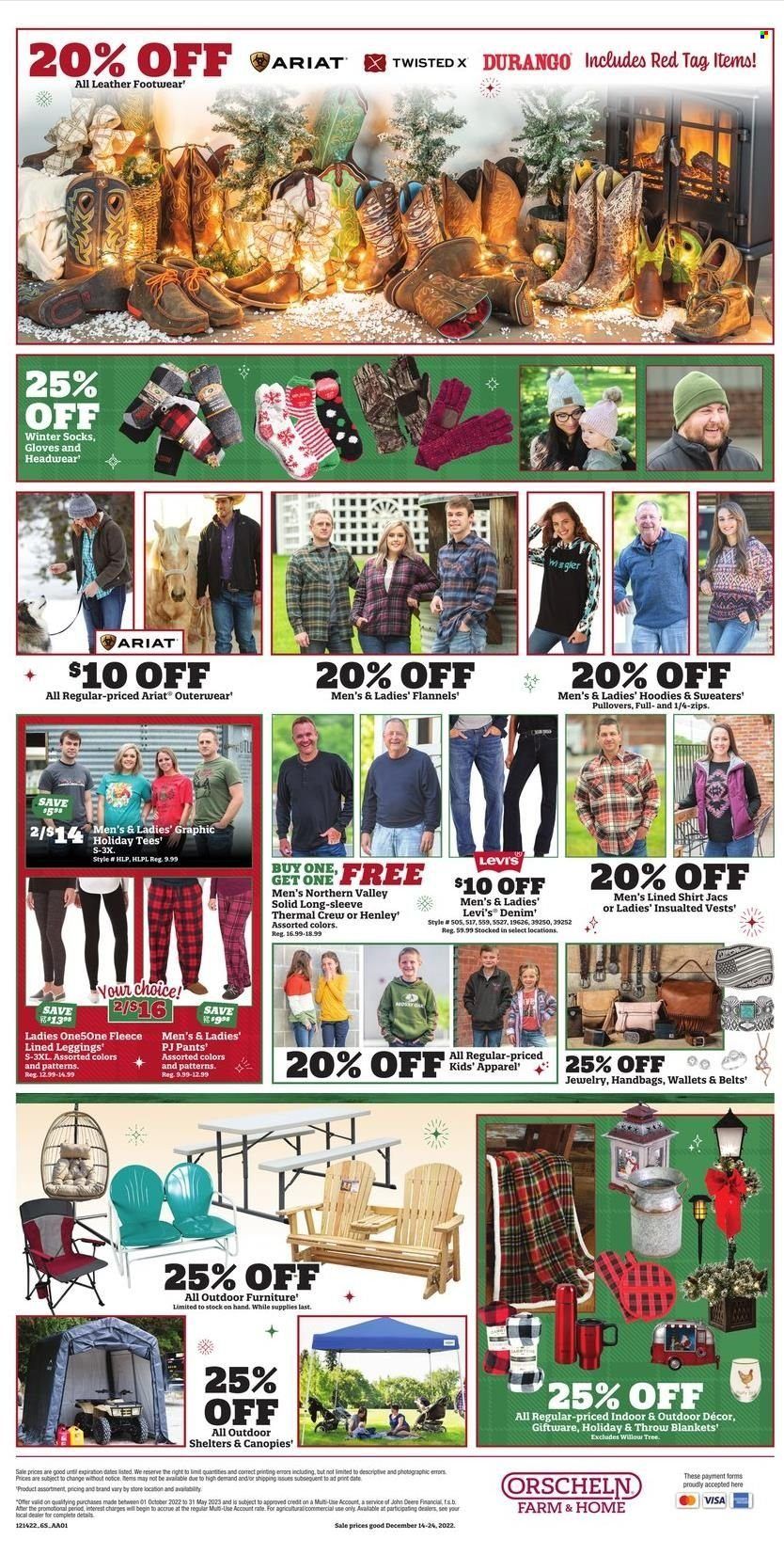 Orscheln Farm and Home (IA, IN, KS, MO, NE, OK) Weekly Ad Flyer Specials December 14 to December 24, 2022