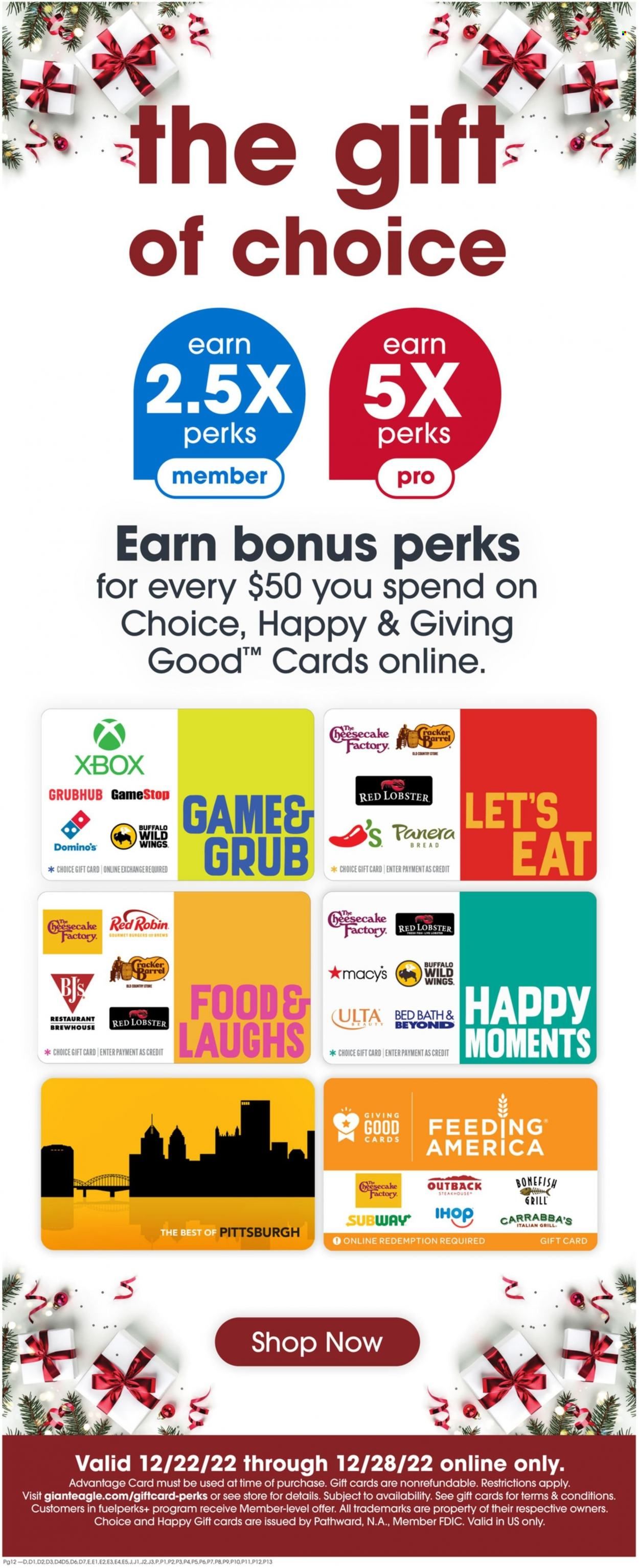 Giant Eagle (OH, PA) Weekly Ad Flyer Specials December 22 to December 28, 2022