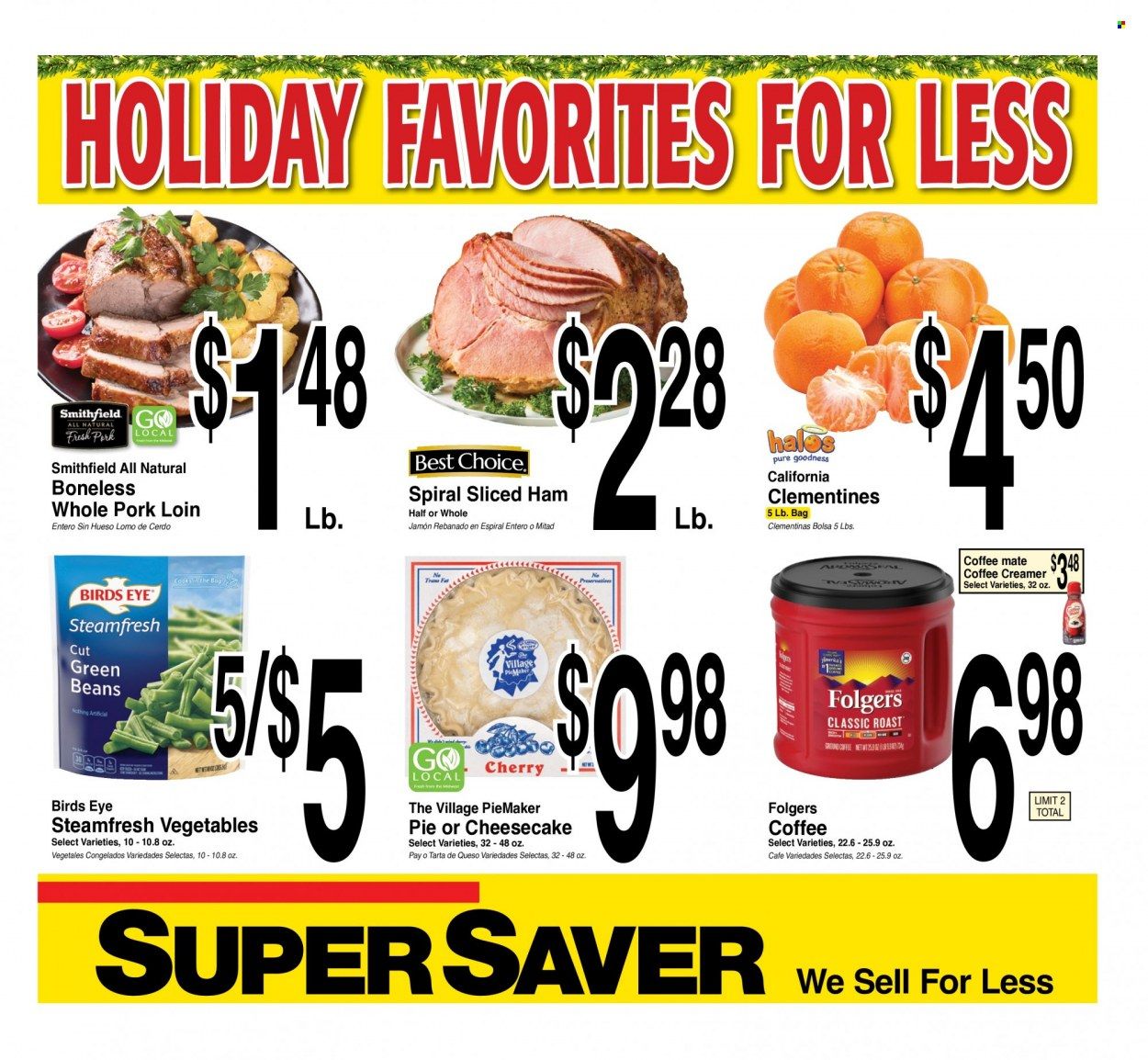Super Saver Weekly Ad Flyer Specials December 21 to December 27, 2022