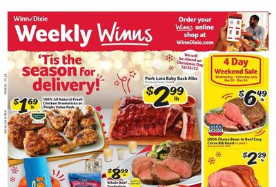 Winn Dixie (AL) Weekly Ad Flyer Specials December 21 to December 27, 2022