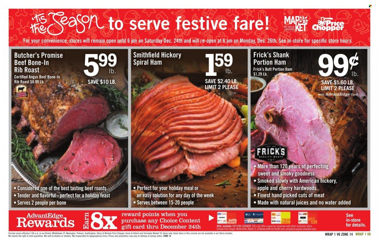 Price Chopper (CT) Weekly Ad Flyer Specials December 18 to December 24, 2022