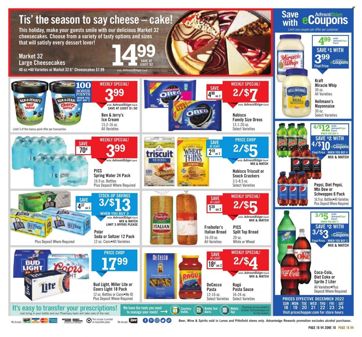 Price Chopper (MA) Weekly Ad Flyer Specials December 18 to December 24, 2022