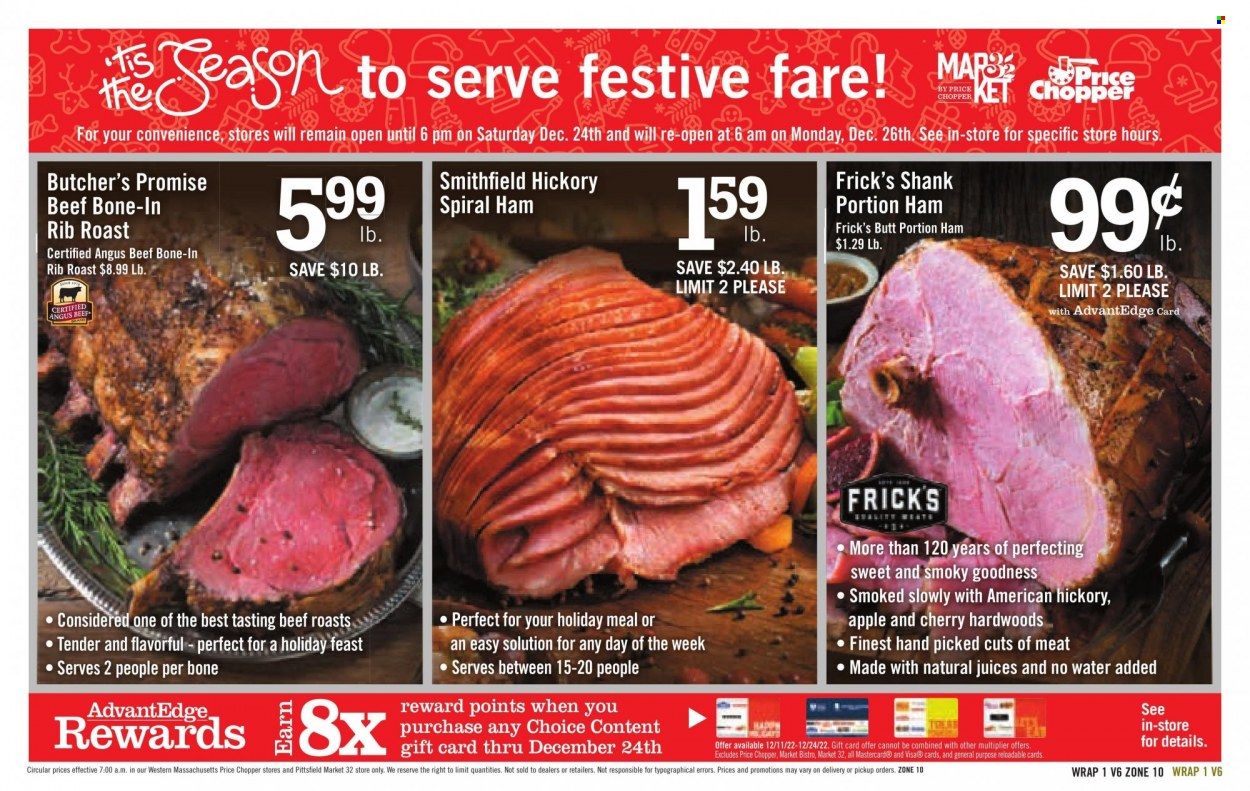 Price Chopper (MA) Weekly Ad Flyer Specials December 18 to December 24, 2022