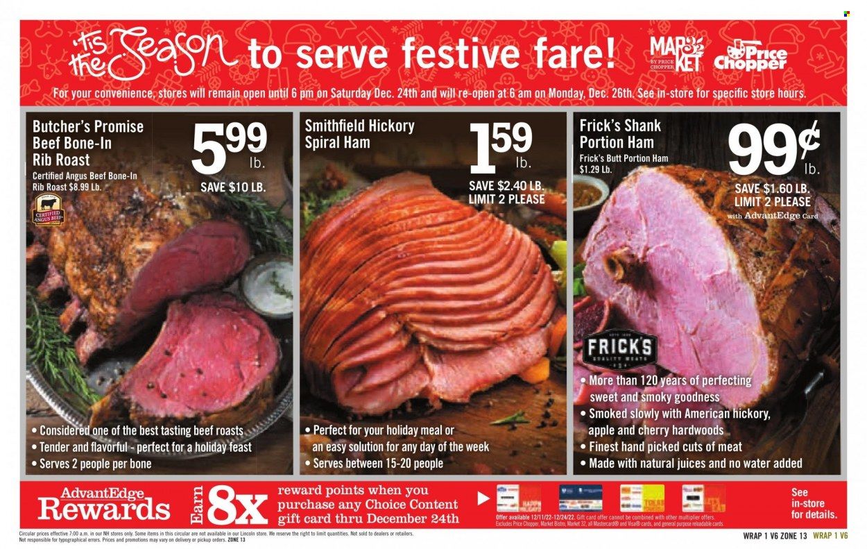 Price Chopper (NH) Weekly Ad Flyer Specials December 18 to December 24, 2022