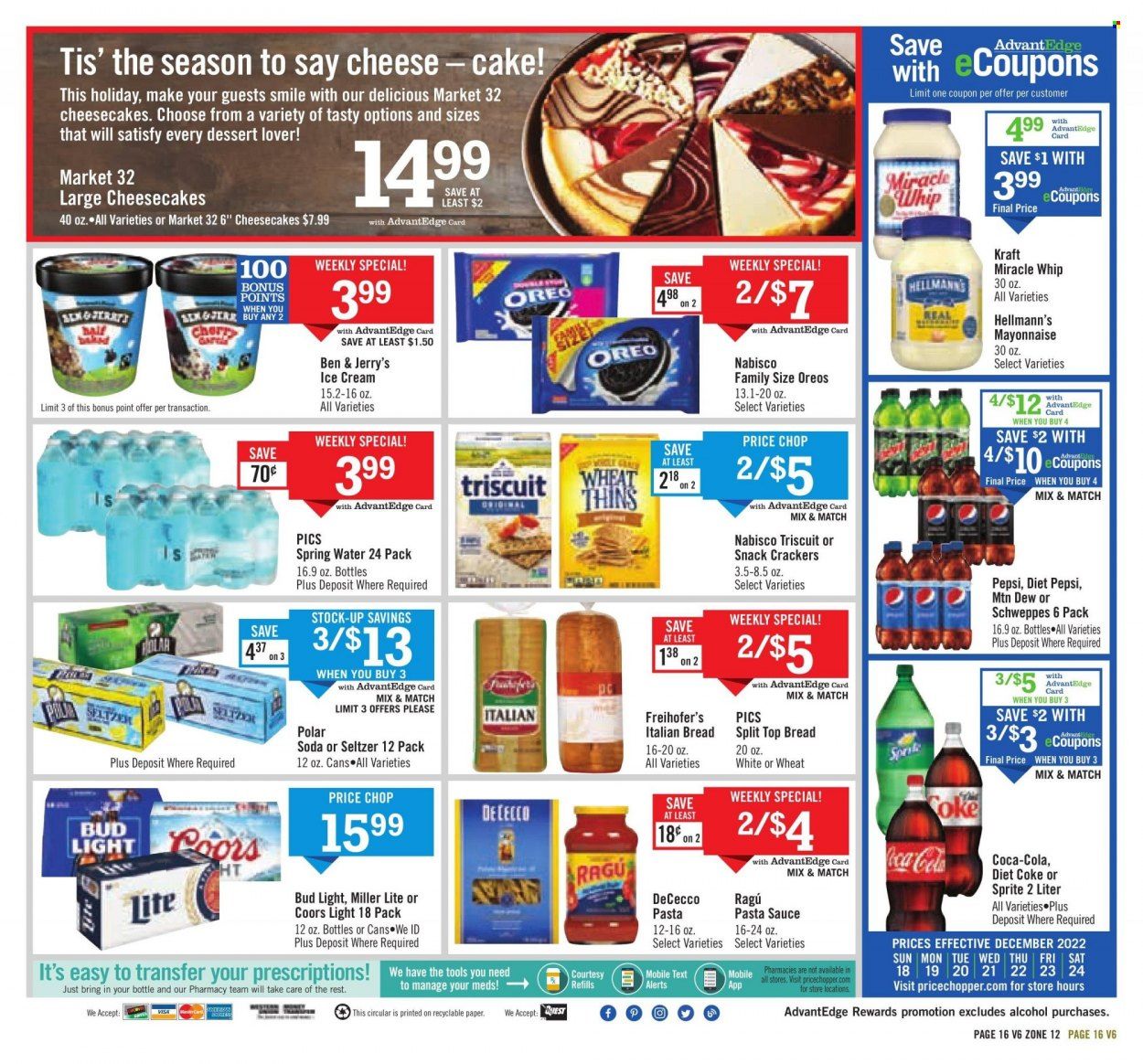 Price Chopper (VT) Weekly Ad Flyer Specials December 18 to December 24, 2022