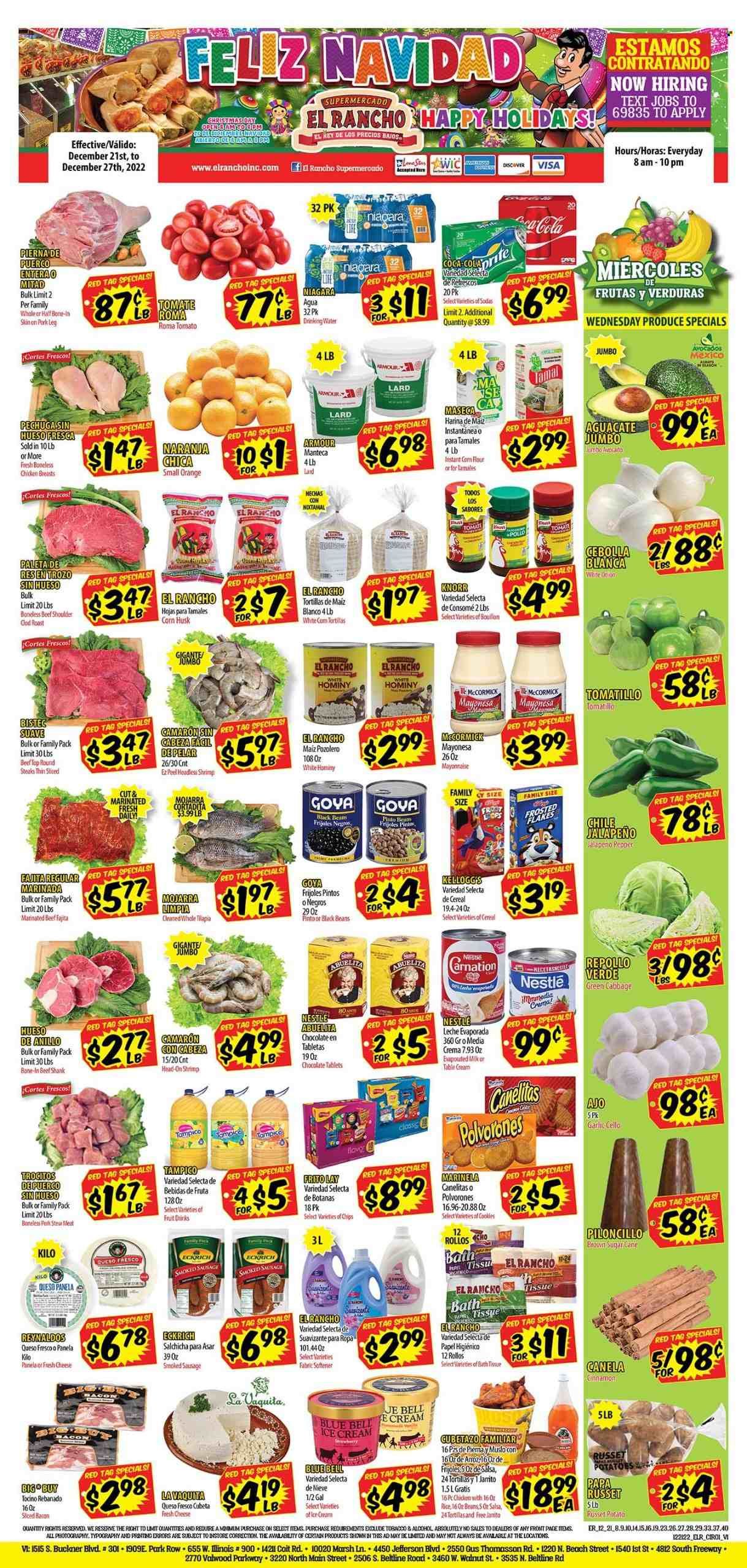 El Rancho (TX) Weekly Ad Flyer Specials December 21 to December 27, 2022