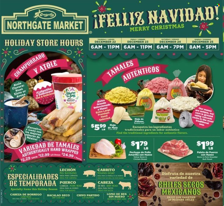 Northgate Market (CA) Weekly Ad Flyer Specials December 21 to December 27, 2022