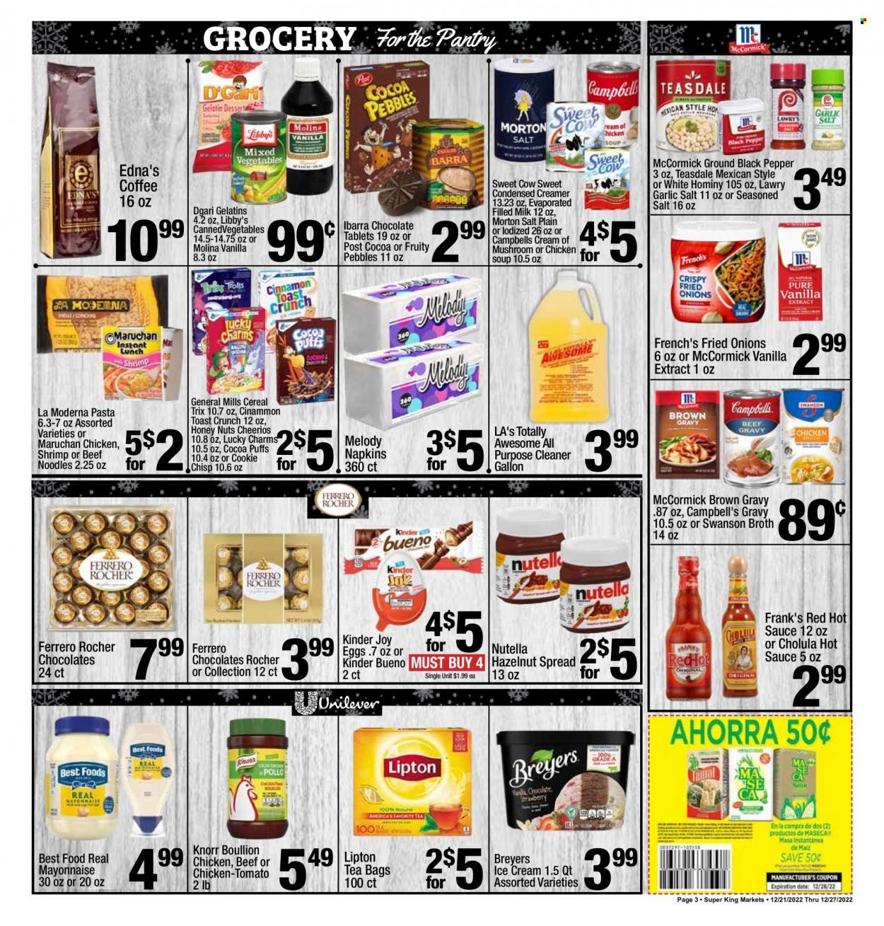 Super King Markets (CA) Weekly Ad Flyer Specials December 21 to December 27, 2022