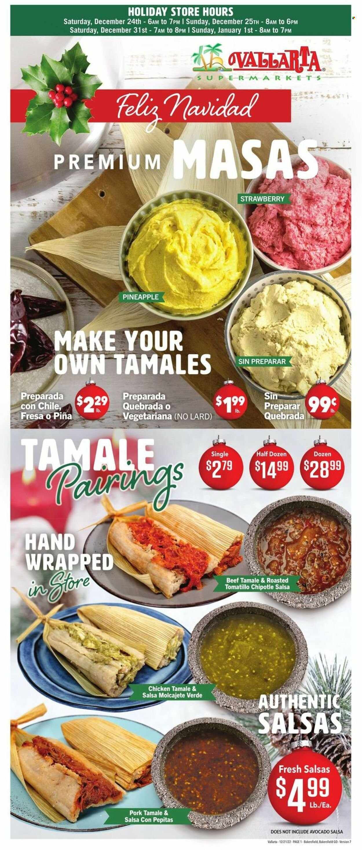 Vallarta (CA) Weekly Ad Flyer Specials December 21 to December 27, 2022