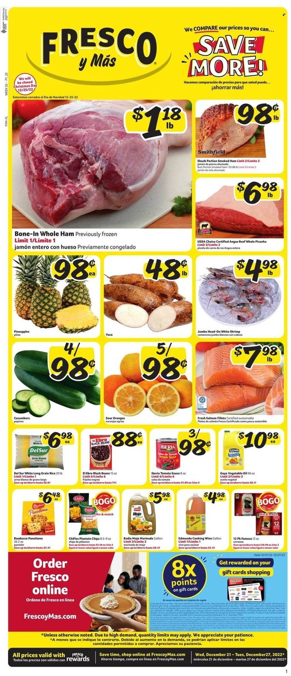 Fresco y Más (FL) Weekly Ad Flyer Specials December 21 to December 27, 2022
