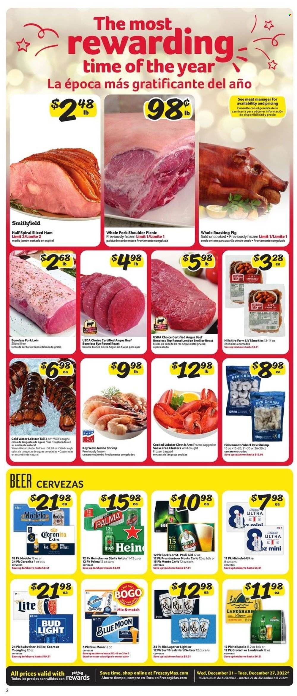 Fresco y Más (FL) Weekly Ad Flyer Specials December 21 to December 27, 2022