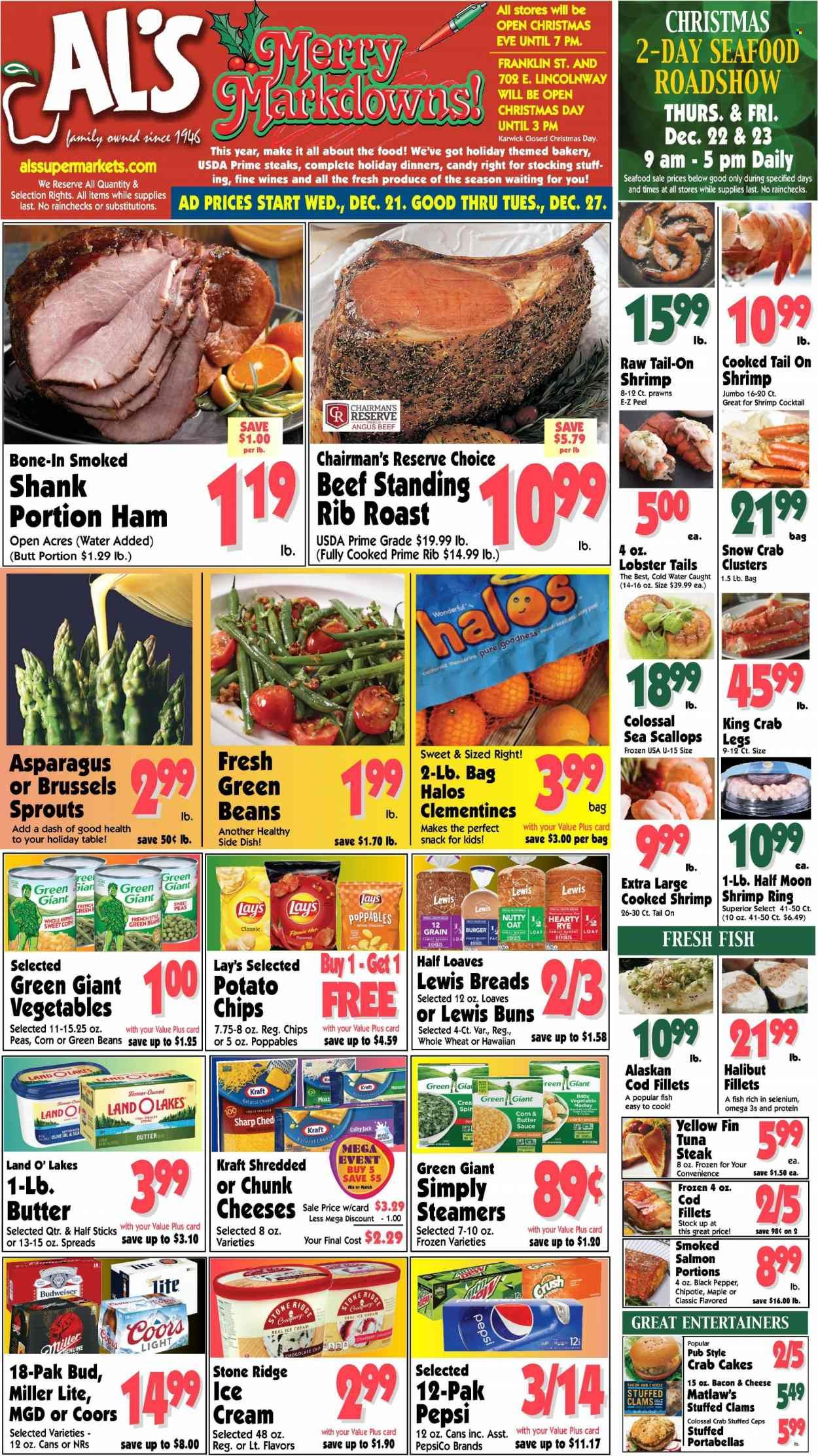 Al's Supermarket (IN) Weekly Ad Flyer Specials December 21 to December 27, 2022