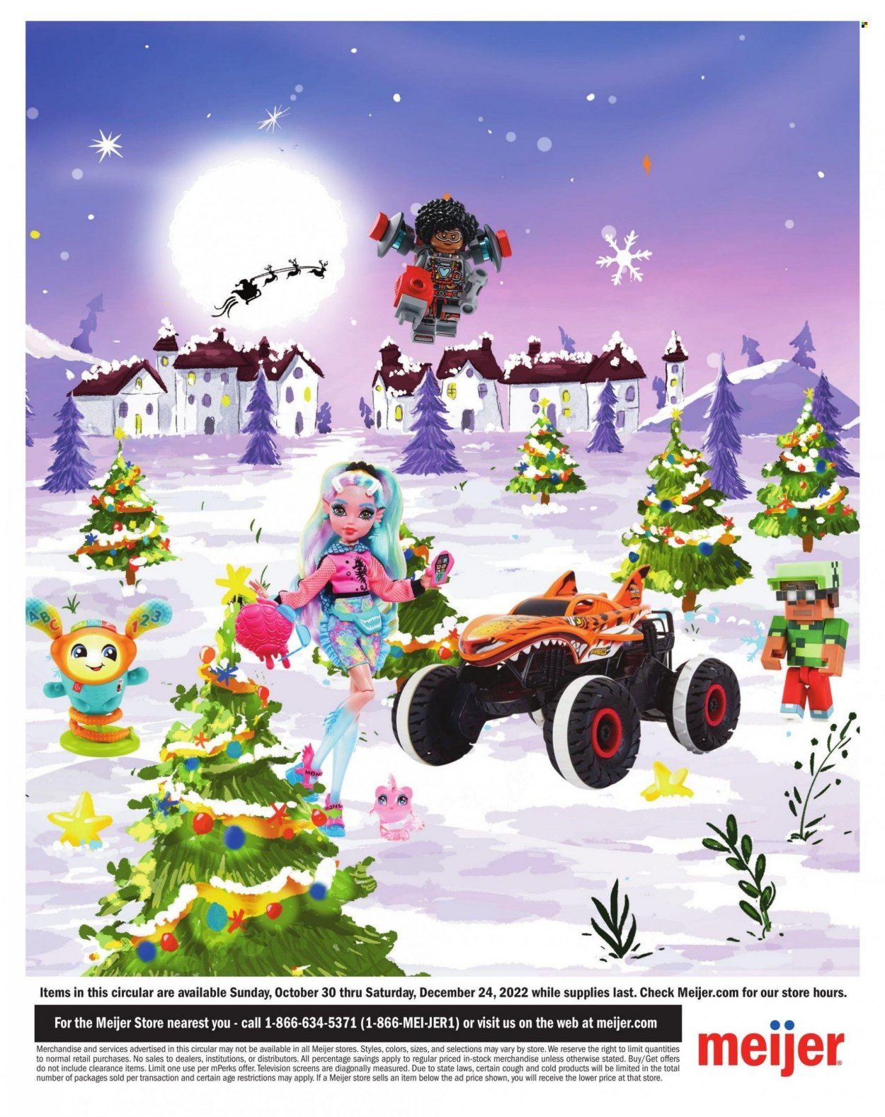Meijer (IL, IN, MI, OH, WI) Weekly Ad Flyer Specials October 30 to December 24, 2022