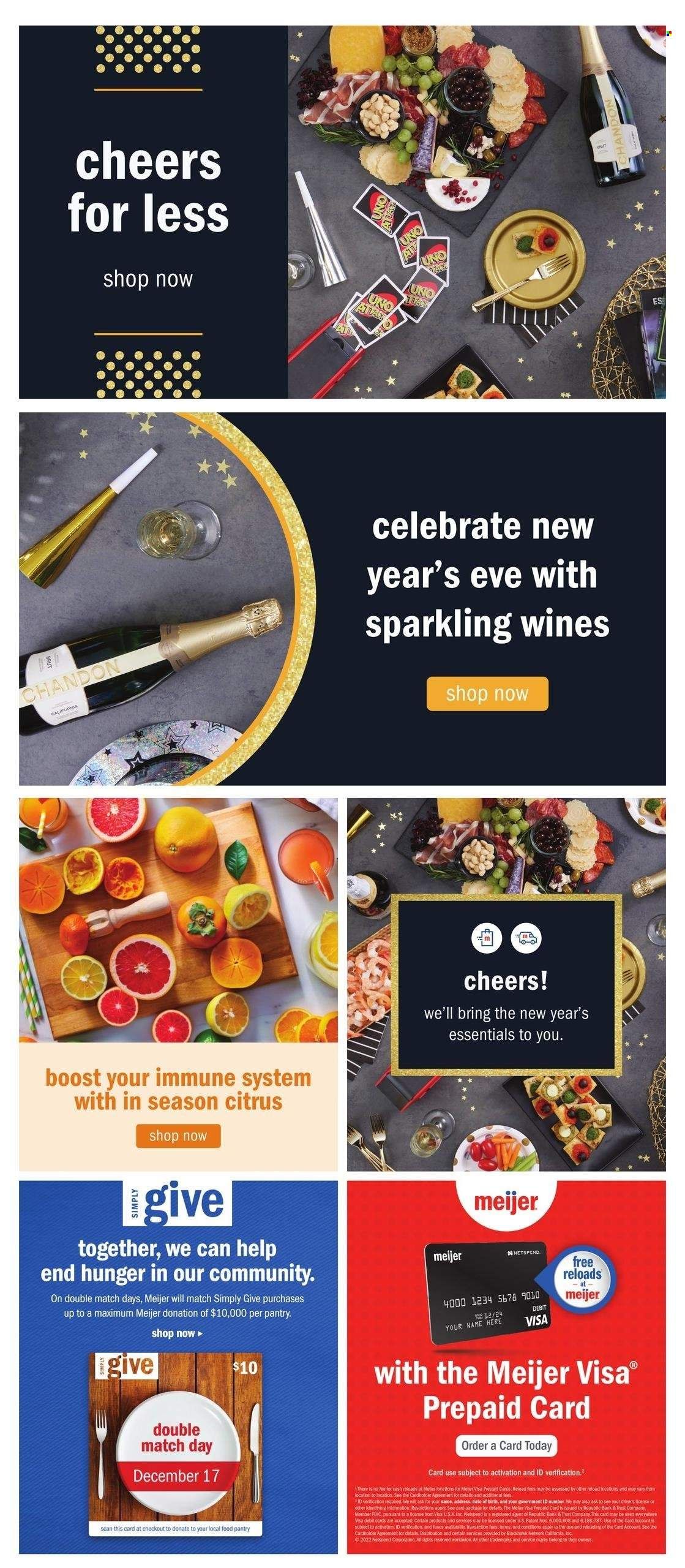 Meijer (MI) Weekly Ad Flyer Specials December 26 to December 31, 2022