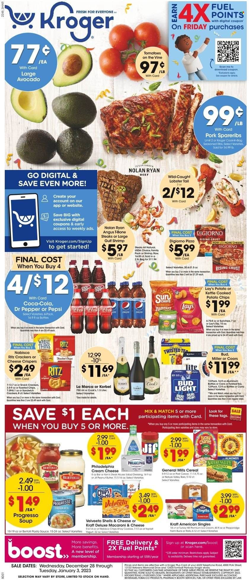Kroger (GA, IL, LA, MI, OK, SC, TN, TX, VA) Weekly Ad Flyer Specials December 28 to January 3, 2023